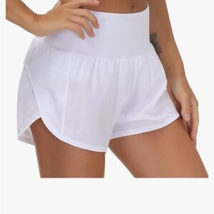 White running shorts
